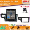 9,7-дюймовый вертикальный экран Tesla Android 12.0 автомобильное радио для Honda Fit LHD 2014 2017 мультимедийный проигрыватель Carplay 4G GPS-навигация