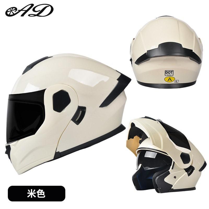 3C DOT Certified Full Face Motorcycle Helmet Men Women Winter Modular Motorbike Safety Electric Bike Riding Gear