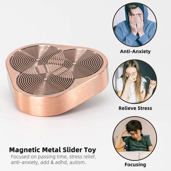 Снятие стресса Эргономичный Забавный Нескользящий Треугольный Вращающийся Слайдер Спиннер Игрушка