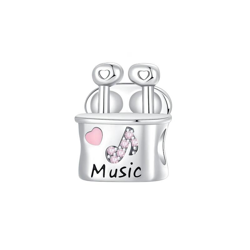 Снова в школу Медные шармы Сумка Наушники Кубик Рубика Часы Игровая консоль Бусина Подвеска Подходит для браслета Ожерелье Ювелирные изделия