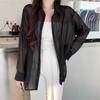 Back Split Lace-up Casual Loose Shirts Women Fashion New See Through Long Sleeve Women's Blouses Thin Breathable Sun Protection Office Lady Tops 26108