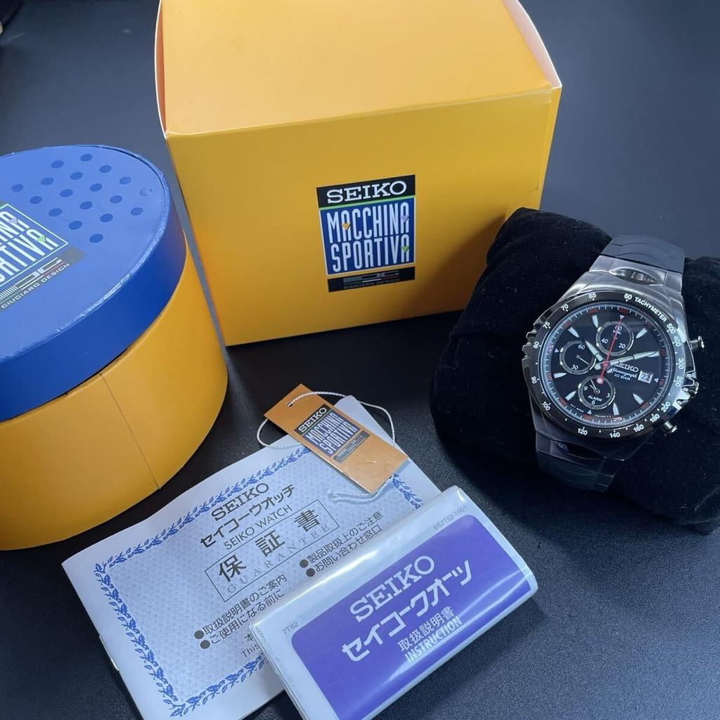SEIKO Хронограф из 300 экземпляров Giugiaro Macchina Sportiva Мужские часы, По всему миру, Дизайн, [2510Ss11]