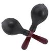 2Pcs Sand Hammer Toy Orff Percussion Toy Children Early Education Plastic KTV Active ToolBlack