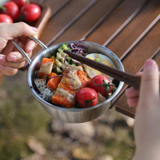 Чашка Сьерра для кемпинга, миска из нержавеющей стали, нержавеющая, устойчивая к коррозии, полированная поверхность, кружка для питья, мини уличный горшок