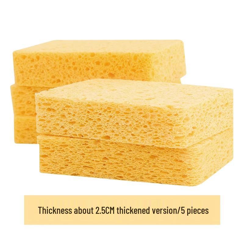 Magic Eraser Wood Pulp Dishcloth & Sponge Set for Kitchen Cleaning