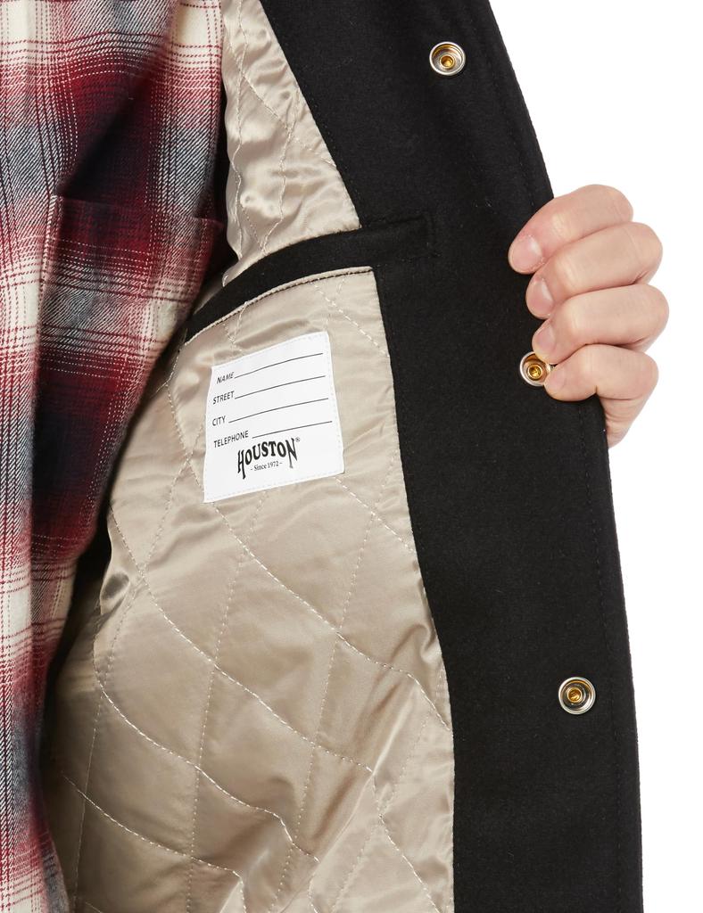 Куртка стадиона MELTON AWARD черная [Хьюстон] КУРТКА(ФУТБОЛЬНЫЙ) Мужской