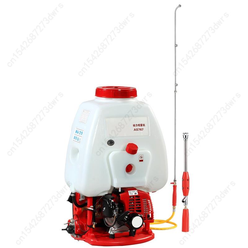 Сад Сельское хозяйство Ранцевый бензиновый опрыскиватель для фруктовых деревьев Двухтактный многофункциональный распылитель для дезинфекции фруктовых деревьев высокого давления