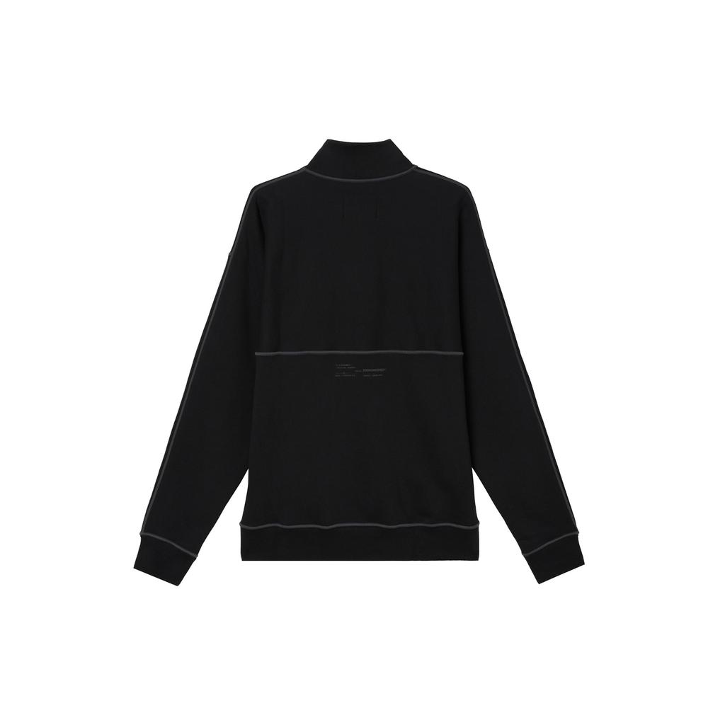 Jordan 23 Engineered Letter Print с флисовым воротником на молнии половинной длины, повседневная спортивная куртка, мужские куртки черного цвета DV7680-010