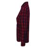 Premier Womens/Ladies Mulligan Checked Cotton Long-Sleeved Shirt