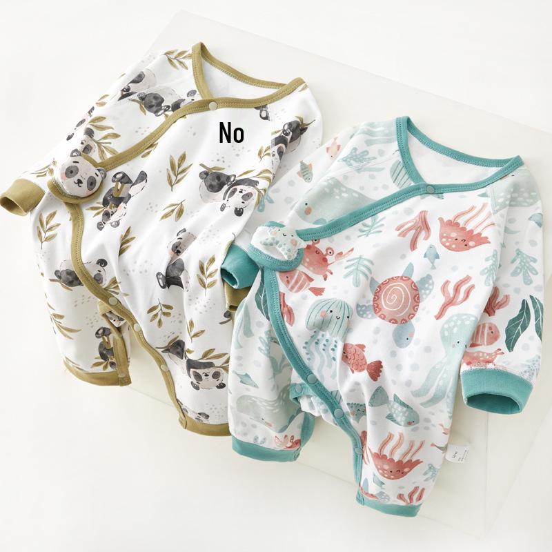 Newborn Baby Onesies: Spring & Autumn Pure Cotton Underwear for 0-3 Months