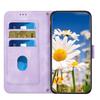 For iPhone 17 Pro Case PU Leather Floral Phone Cover with Card Slots