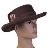 Старомодная шерстяная шляпа Унисекс Шляпа Цилиндр для путешествий, мероприятий на открытом воздухе, праздников