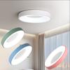 LED Ceiling Light Nordic Macaron Circular 110V-260V Dimmable Bedroom Corridor Study Balcony Children's Room Home Light