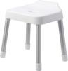 Jitsugyo 7309 Hook Bath Chair SH35 White W34 X D32 X H39cm MIST Breathable and Easy To Dry Approx. (Sitting Height Approx. 35cm)