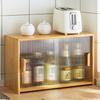 Бамбуковый органайзер для специй на кухонную столешницу