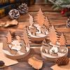 New Christmas Products, Christmas Decorations, Wooden, Candle Holders, Desktop Ornaments, Santa Claus, Holiday Supplies