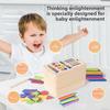 Childrens Wooden Educational Sorting Kit With Shape And Color Classification For Early Development