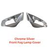 New Car ABS Chrome Accessories Plated Front Fog Lamp Cover Trim Paste Style For ISUZU DMAX D-MAX 2012 2013 2014 2015