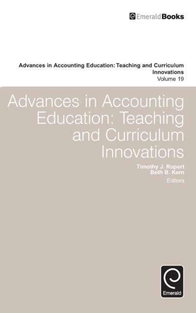 The Advances In Accounting Education : Teaching and Curriculum Innovations Book