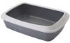 Savic | Iriz | Oval Litter Tray with Rim 42cm - Gray 42cm