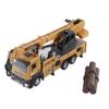 Kids Crane Truck Alloy Friction Dynamic Design Improving Coordination Educational Recovery Vehicle