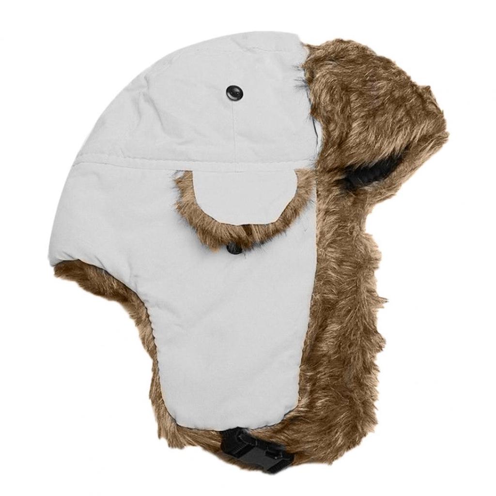 Лыжная шапка-бомбер зимняя для взрослых унисекс солдат-ушанка-траппер авиатор теплая