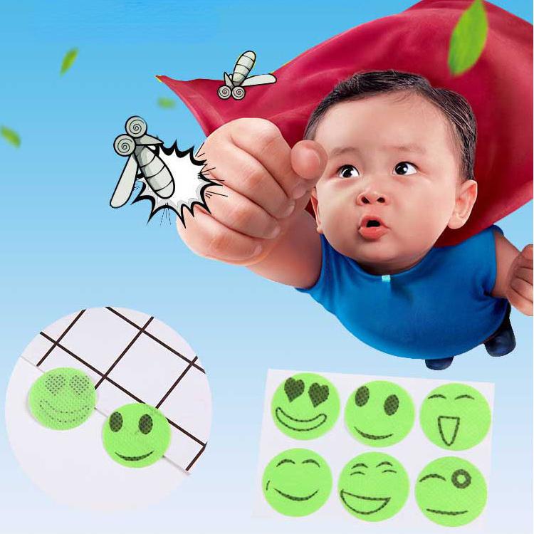 300 шт., мультяшные натуральные растительные эфирные масла, репелленты от комаров, наклейки для детей и взрослых, домашнее уличное использование, разные цвета