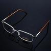 Real Glass Lens Reading Glasses Men Women Square Full Frame Presbyopic Glasses Diopter Eyewear +1.25 1.5 1.75 2.0 2.25 2.5