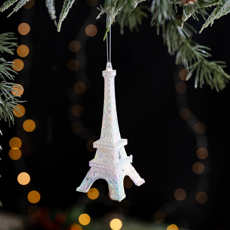 1 шт. Акриловые Подвески на Рождественскую Елку Разных Стилей Кристально Прозрачные Прозрачные Имитация Моделирования Домашнее Украшение Красочная Подвеска
