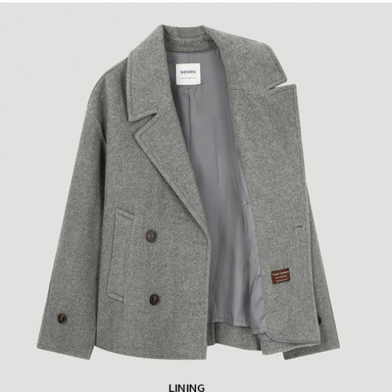  She S miSS Двойной жакет из смеси шерсти ручной работы Swhjko42110