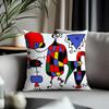 Trending JJoan Miroed Cushion Cover Antidustmite Pillowcase Invisible Zipper Silky Short Plush Sofa Cushion Cover