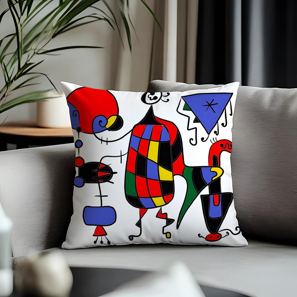 Trending JJoan Miroed Cushion Cover Antidustmite Pillowcase Invisible Zipper Silky Short Plush Sofa Cushion Cover