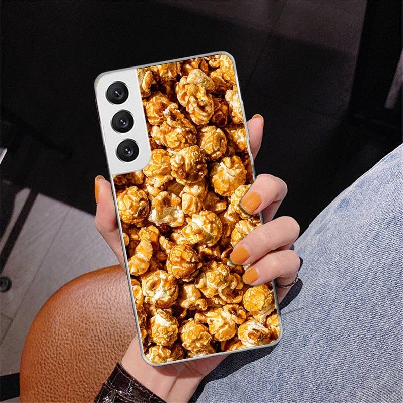Food Fries Beer Cheese Sushi Cookie Phone Case For Samsung Galaxy S24 S25 Edge S26 Ultra S23 S22 S21 Plus S20 FE + Personalized