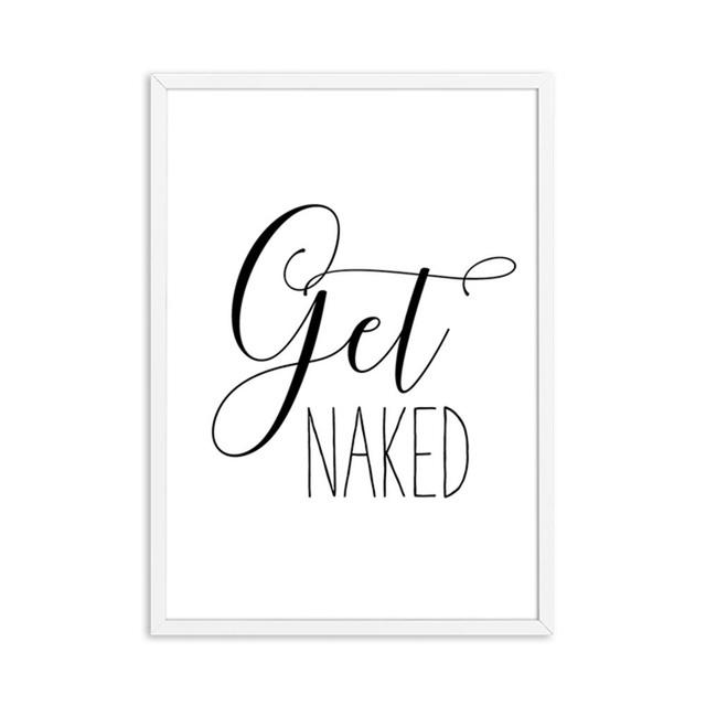 Funny Bathroom Sign Canvas Poster Wall Art Prints Get Naked Please Seat Yourself Flush It Real Good Toilet Signs Bathroom Decor