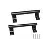 Door Handles, Set of 2 for Sliding Doors, Lightweight, Cabinet Compatible, Retrofit Replacement, Easy Installation, Includes Dedicated Screws,