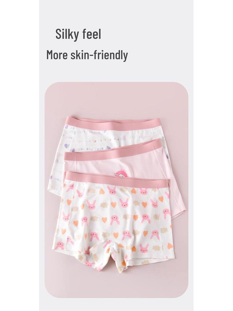 Girls' Seamless Boxer Briefs: Lightweight, Breathable Underwear for Medium & Large Youths