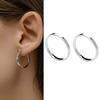 Classic Metal Circle Round Hoop Earrings For Women Simple Charm Ear Jewelry Party Girls Accessories AVE
