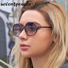 Модные многоугольные солнцезащитные очки Женские Роскошные Дизайнерские Винтажные Маленькая Рамка Солнцезащитные Очки Для Мужчин Ретро Неправильные Солнцезащитные Очки Унисекс