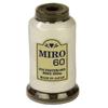 Нитки швейные MIRO для домашнего использования, рулон 300 м, белые, удобные в обращении, 60 шт., произведены в Японии, № 60.