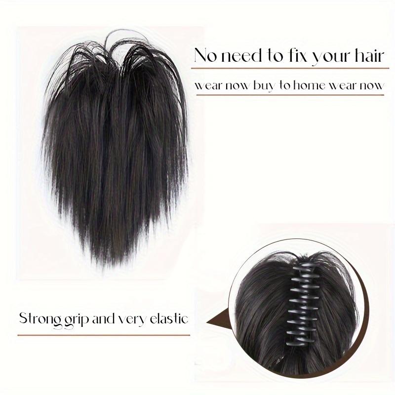 MERISIHAIR Синтетические грязные пучки для наращивания волос, прямые волосы для женщин, зажим для волос, хвост, пучки для волос для ежедневного использования, волосы