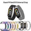Универсальный миланский магнитный металлический браслет для Xiaomi Mi Band 89 - новый ремешок из нержавеющей стали 9-го поколения