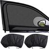Car Sunshade Side Window Goods Screen Summer Blackout UV Protection Ventilation Insect Repellent Car Screen Sleeping In Car Camping Outdoor 2 Pie
