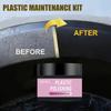 Crystal Clear Coating Car Plastic Repair Wax - Repair Plastic, Rubber, Sparkling Interior and Exterior Decoration