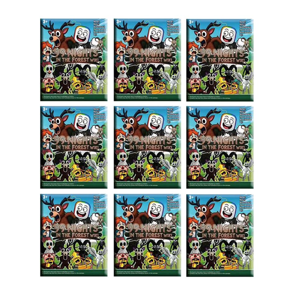 Подарок 1-24 шт. Ночи в Лесу слепой бокс Фигурки Фигурка Сова Коза Волк Олень 99 Ночей в Лесу Фигурка Пластиковая Игрушка Подарок