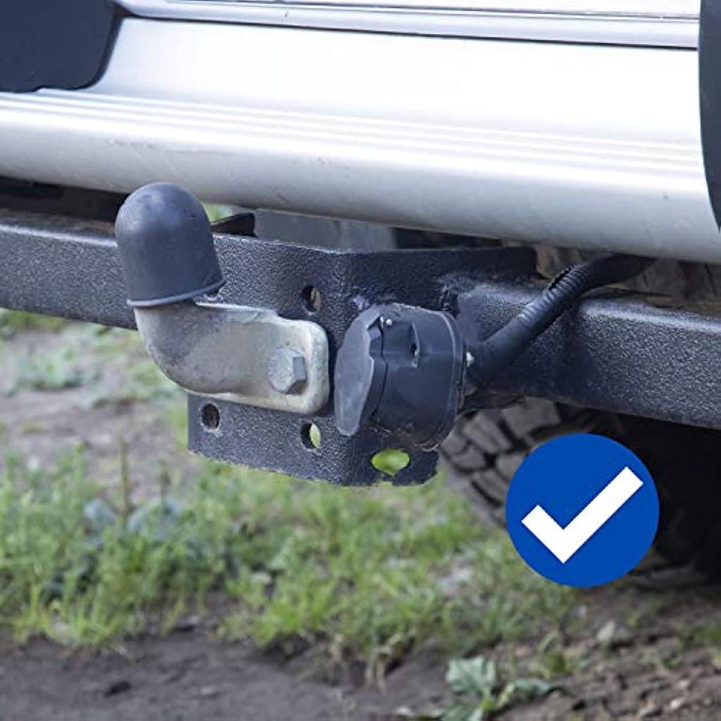 Розетка 7+1 или 13+1 на выбор Универсальная Для автомобиля с винтовым контактом в соответствии с ISO 11446 и ISO 1724 Для систем прицепов 12 В Для привинчивания