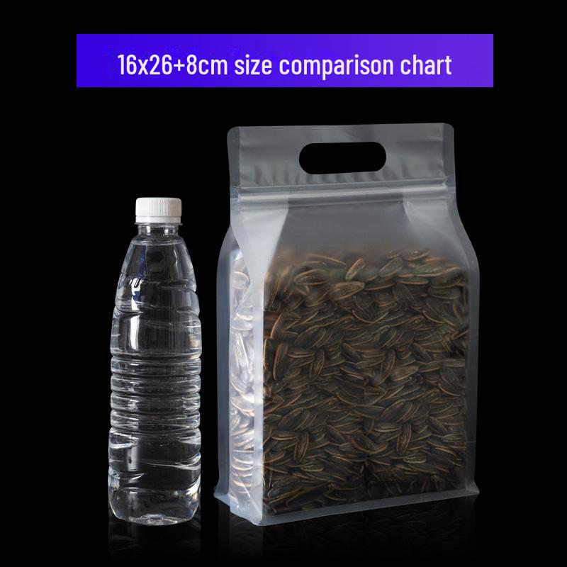 Прозрачные утолщенные пакеты с застежкой Ziplock для упаковки продуктов питания, орехов, сухофруктов и новогодних товаров