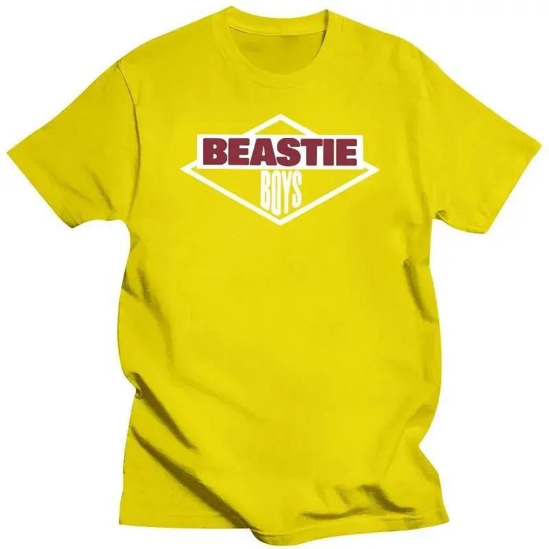 Camiseta Men Beastie Boys T-Shirt American Hip Hop Group Harajuku Cotton Short Sleeve Tee Streetwear Oversized Top Unisex Casual
