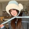 Women S Plush Earmuff Trapper Hat Winter Warm Windproof Cute Fashionable Hat