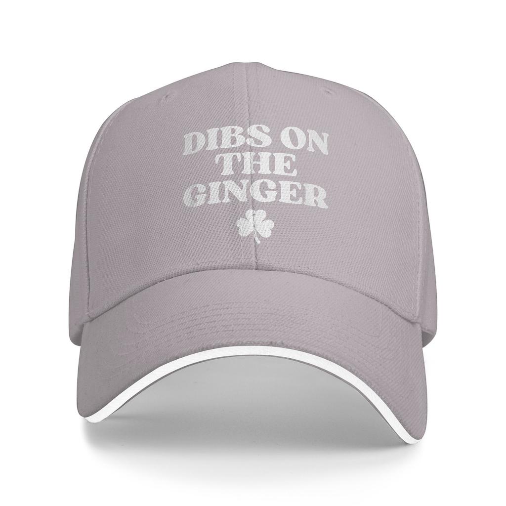 Dibs On The Ginger Redhead Funny St Patricks Day Irish Baseball Cap Classic Trucker Hat Summer Men Hiking Fishing Baseball Caps