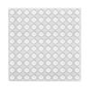 CHANGJIQ Cushion Rubber, 100 Pieces, Anti-Slip Rubber Feet, Cushioning, Seal, Door Stop, Anti-Slip, Soft Cushion, Adhesive, Transparent, Round, Hemisp